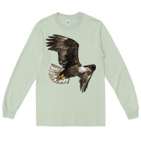 Matcha White Headed Eagle Long Sleeve Tee - LillyAllenDesigns