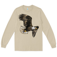 Mushroom White Headed Eagle Long Sleeve Tee - LillyAllenDesigns