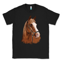 Black horse portrait Classic Tee - Artiststas