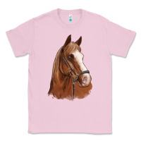 Bubblegum Pink horse portrait Classic Tee - Artiststas