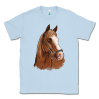 Dusty Blue horse portrait Classic Tee - Artiststas