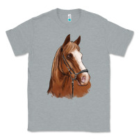 Heather Grey horse portrait Classic Tee - Artiststas