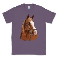 Lavender horse portrait Classic Tee - Artiststas