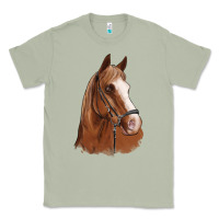 Matcha horse portrait Classic Tee - Artiststas
