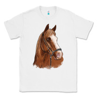 White horse portrait Classic Tee - Artiststas