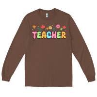 Chestnut custom teacher flowers Long Sleeve Tee - JahusDesignShop