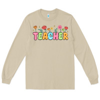 Mushroom custom teacher flowers Long Sleeve Tee - JahusDesignShop