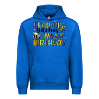 Cobalt bead up bitches itsmy birthday cg (1) Urban Hoodie - CowGirlArtShop