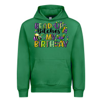 Emerald bead up bitches itsmy birthday cg (1) Urban Hoodie - CowGirlArtShop