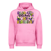 Fuchsia Pink bead up bitches itsmy birthday cg (1) Urban Hoodie - CowGirlArtShop