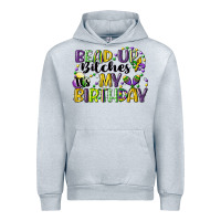 Heather Grey bead up bitches itsmy birthday cg (1) Urban Hoodie - CowGirlArtShop