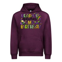 Mauve Wine bead up bitches itsmy birthday cg (1) Urban Hoodie - CowGirlArtShop