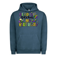 Pigment Midnight Navy bead up bitches itsmy birthday cg (1) Urban Hoodie - CowGirlArtShop