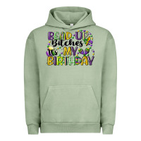 Pigment Oil Green bead up bitches itsmy birthday cg (1) Urban Hoodie - CowGirlArtShop