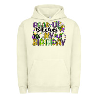 Pigment Pistachio bead up bitches itsmy birthday cg (1) Urban Hoodie - CowGirlArtShop