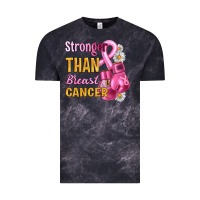 Cloud Black Stronger than breast cancer Vintage Tee - Artiststas