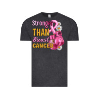 Vintage Black Stronger than breast cancer Vintage Tee - Artiststas