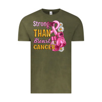 Vintage Olive Stronger than breast cancer Vintage Tee - Artiststas