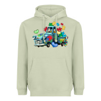 Matcha autism truck Heavyweight Hoodie - LillyAllenDesigns