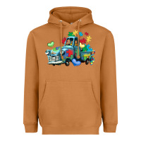Meerkat autism truck Heavyweight Hoodie - LillyAllenDesigns