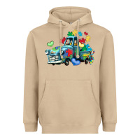 Mushroom autism truck Heavyweight Hoodie - LillyAllenDesigns
