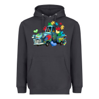 Smoke autism truck Heavyweight Hoodie - LillyAllenDesigns