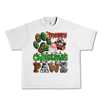 Lunar Rock merry christmas paws with santa Urban Heavy Tee - AdoDesignShop