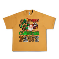 Peanut Butter merry christmas paws with santa Urban Heavy Tee - AdoDesignShop
