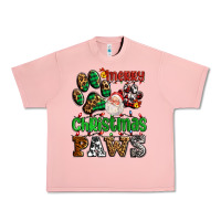Salmon merry christmas paws with santa Urban Heavy Tee - AdoDesignShop