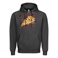 Charcoal Heather you got a pizza my heart Zipper Hoodie - MaliasSmallBusiness