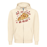 Sandshell you got a pizza my heart Zipper Hoodie - MaliasSmallBusiness