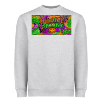 Heather Grey spooky license plate Heavyweight Sweatshirt - BundleAndBundleShop
