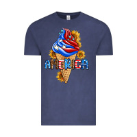 Vintage Denim ice cream america Vintage Tee - AdoDesignShop