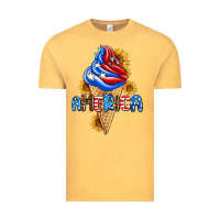 Vintage Mustard ice cream america Vintage Tee - AdoDesignShop