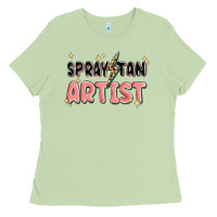 Matcha spray tan artist Ladies Tee - MaliasSmallBusiness