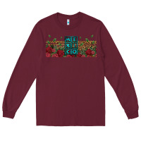 Burgundy mexico with roses Long Sleeve Tee - Jasminsmagicworld