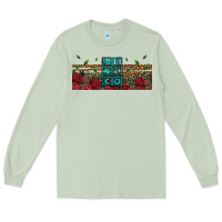 Matcha mexico with roses Long Sleeve Tee - Jasminsmagicworld