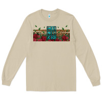 Mushroom mexico with roses Long Sleeve Tee - Jasminsmagicworld