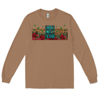 Toasted Coconut mexico with roses Long Sleeve Tee - Jasminsmagicworld