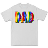 Dove Grey pride dad Premium Tee - texasbilliewilder
