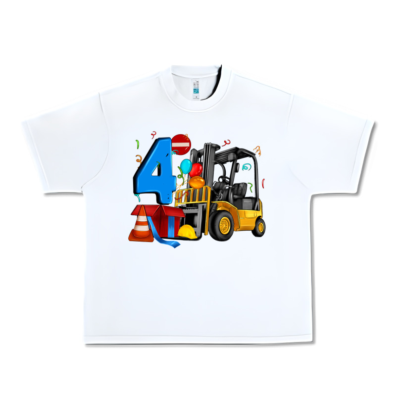 Forklift Birthday Four Urban Heavy Tee by Artiststas | Teevron