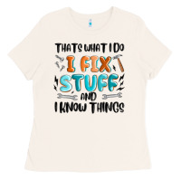 Bone thats what i do i fix stuff and i know things Ladies Tee - MaliasSmallBusiness