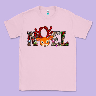 Noel Reindeer Classic Tee Designed By Adodesignshop