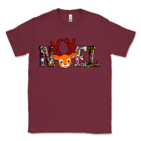 Burgundy noel reindeer Classic Tee - AdoDesignShop