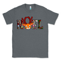 Charcoal Heather noel reindeer Classic Tee - AdoDesignShop