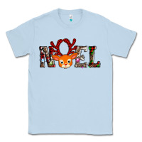 Dusty Blue noel reindeer Classic Tee - AdoDesignShop