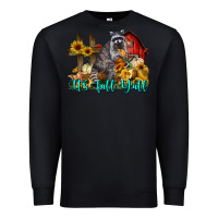 Black It's Fall Y'all Premium Sweatshirt - LillyAllenDesigns