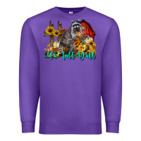 Purple It's Fall Y'all Premium Sweatshirt - LillyAllenDesigns