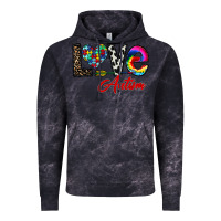 Cloud Black love autism Vintage Hoodie - CowhideDigitalArt