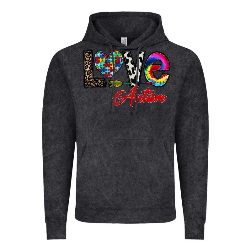 Love Autism Vintage Hoodie by CowhideDigitalArt | Teevron
